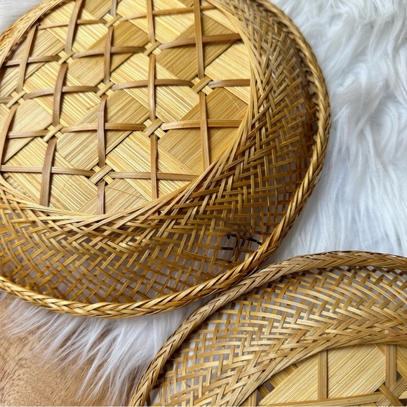 Vintage Boho Home Decor Set of 6 Plates Wall Art - Picture 7 of 9